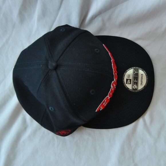 Barstool Sports New Era Navy Blue & Red Snap Back Hat (New w/ Tag) - Picture 6 of 9